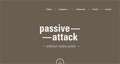 Desktop Screenshot of passiveattack.ch